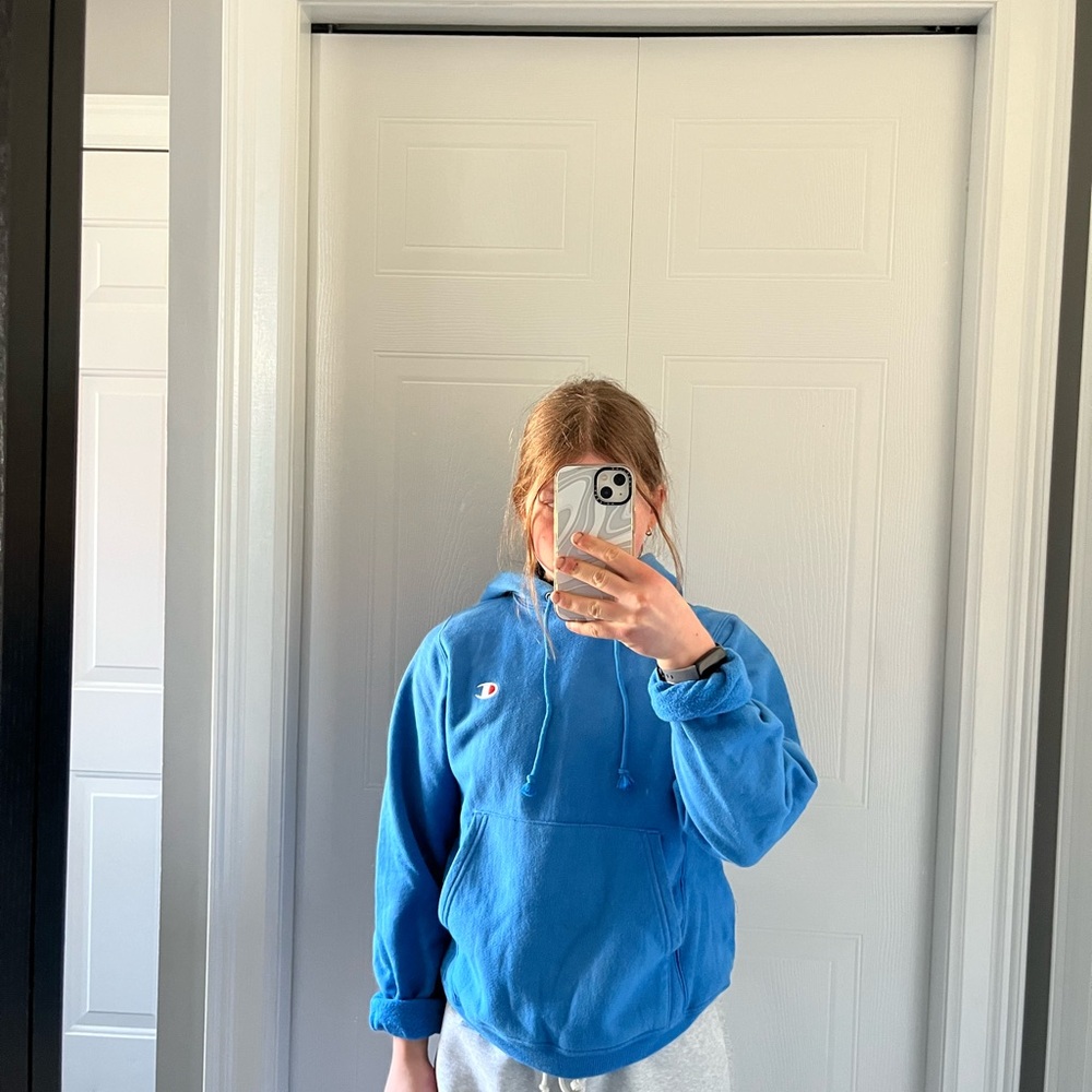Champion Blue Hoodie